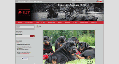 Desktop Screenshot of dobermany.com